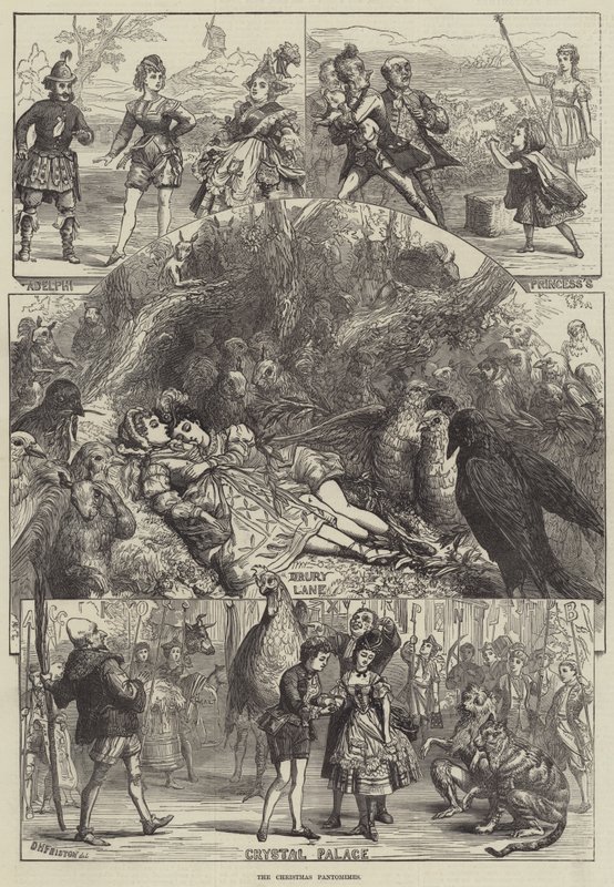 A karácsonyi pantomim alkotó: David Henry Friston