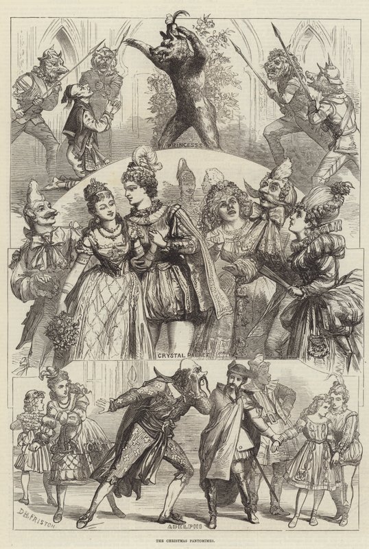 A karácsonyi pantomimes alkotó: David Henry Friston