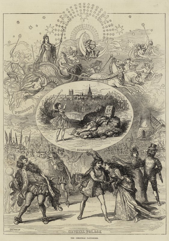 A karácsonyi pantomim alkotó: David Henry Friston
