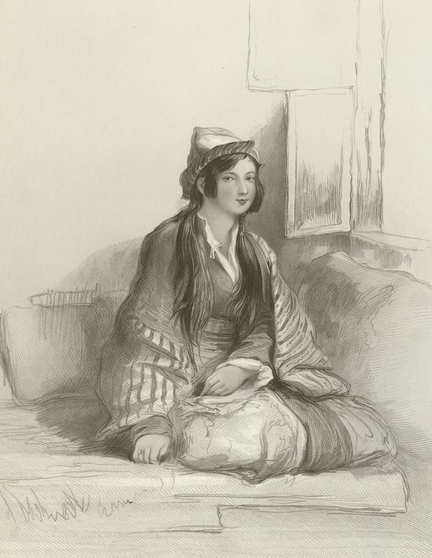 Egy cserkesz hölgy alkotó: David Wilkie