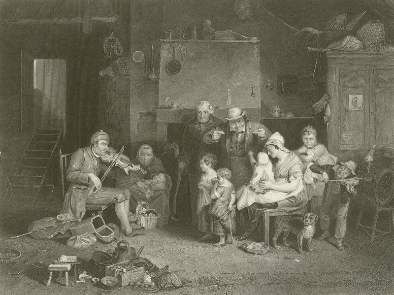 A vak hegedűs alkotó: David Wilkie