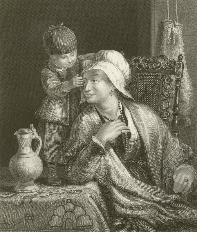 Az anya és a gyermek alkotó: David Wilkie