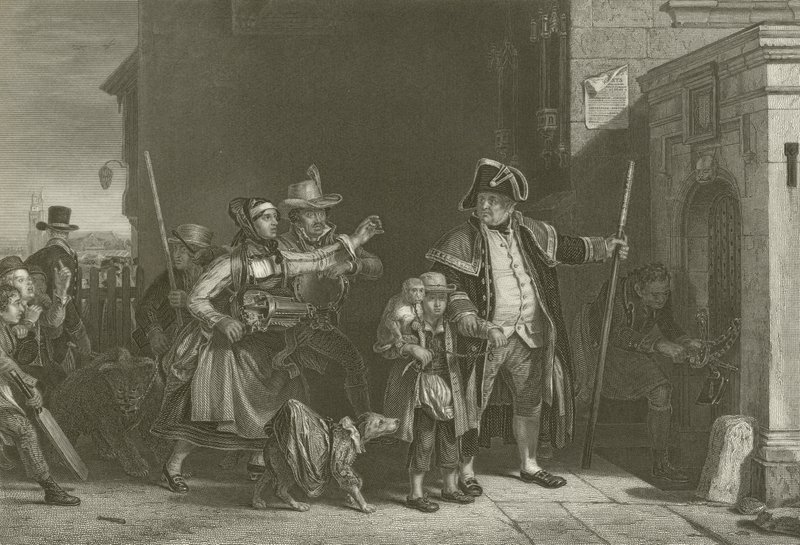 A Parish Beadle alkotó: David Wilkie