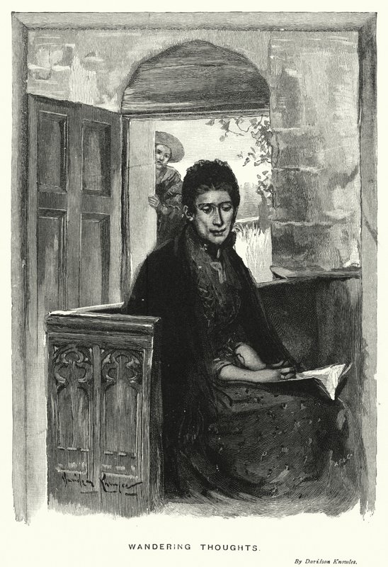 Vándor gondolatok (metszet) alkotó: Davidson Knowles