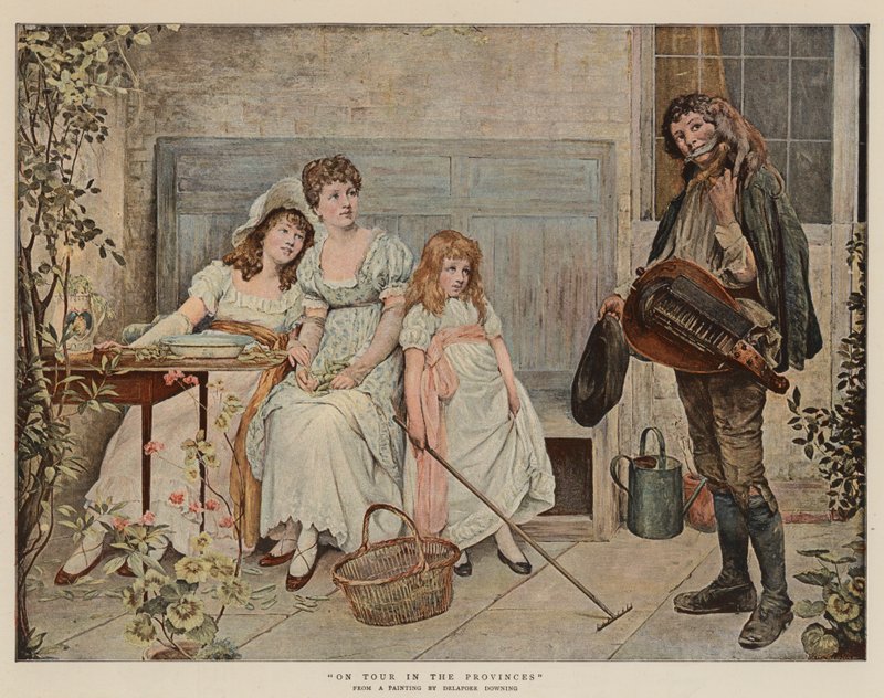 Körút a tartományokban (chromolitho) alkotó: Delapoer Downing