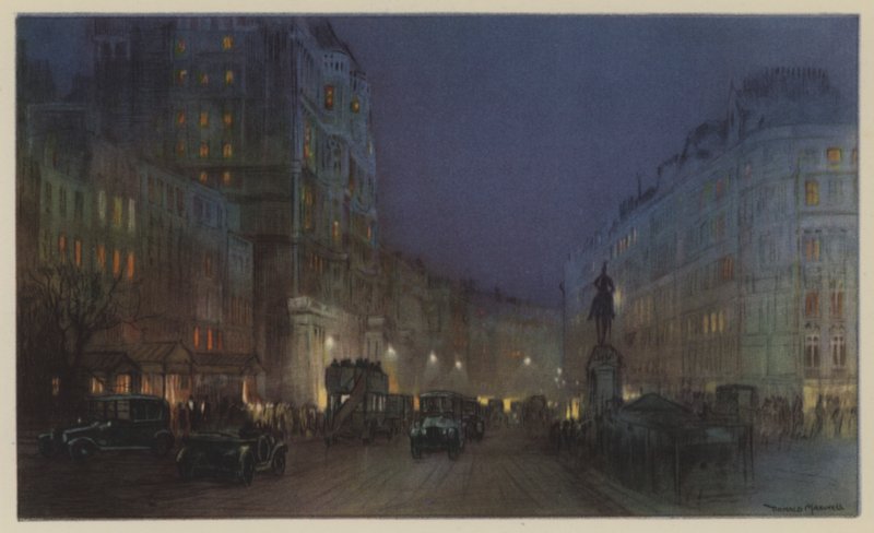 Knightsbridge fekete és arany színben alkotó: Donald Maxwell
