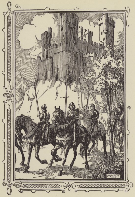 Sir Galahad az apátságban alkotó: Dora Curtis