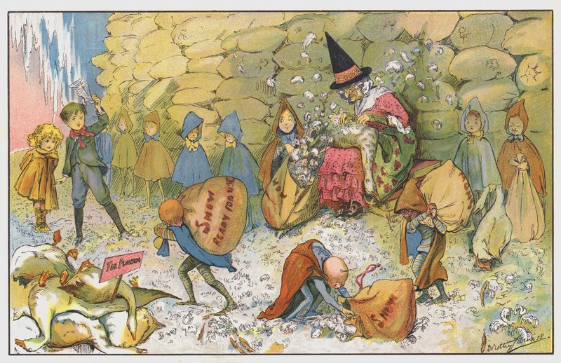 Látogatás Kedves Öreg Libamama alkotó: Dorothy Furniss