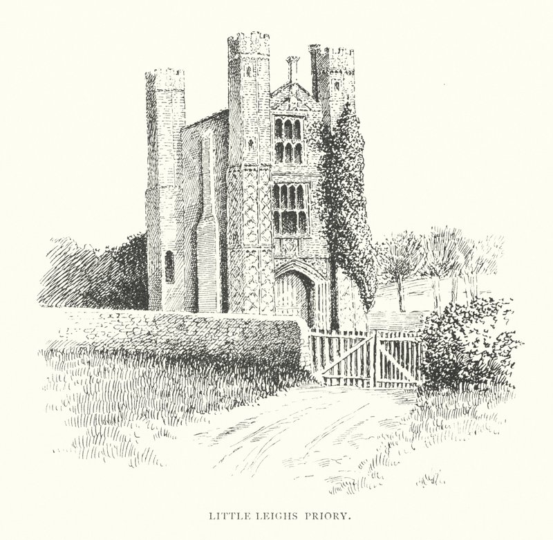 Little Leighs Priory (litográfia) alkotó: Duncan Moul