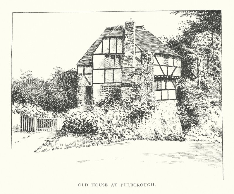 Régi ház Pulborough-ban (litho) alkotó: Duncan Moul