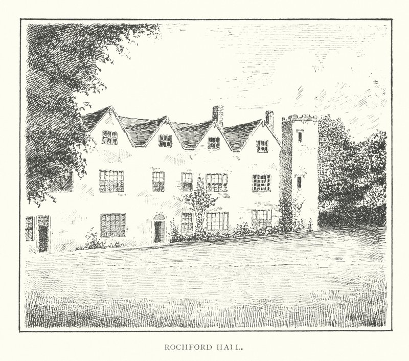 Rochford Hall (litográfia) alkotó: Duncan Moul