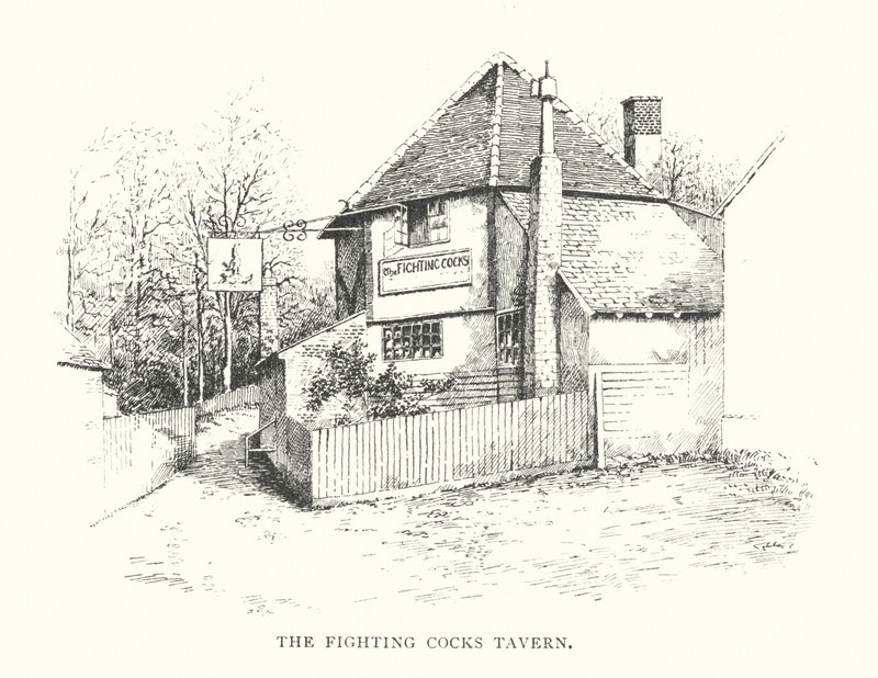 The Fighting Cocks Tavern (litográfia) alkotó: Duncan Moul