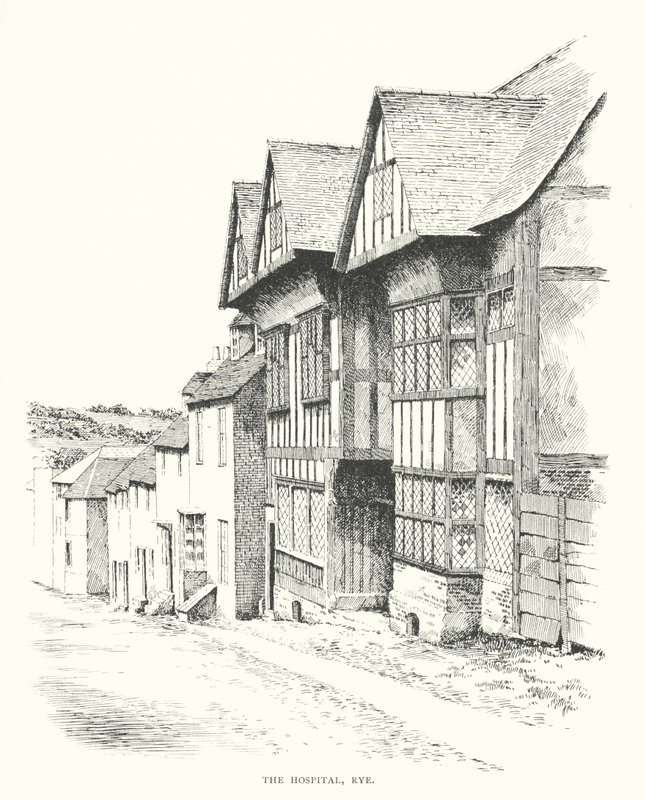 The Hospital, Rye (litográfia) alkotó: Duncan Moul