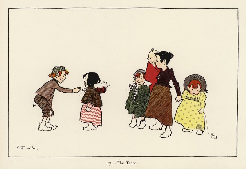 The Teaze (színes litó) alkotó: Edith Farmiloe