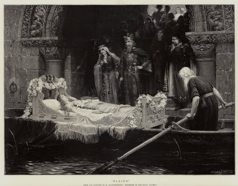 Elaine alkotó: Edmund Blair Leighton