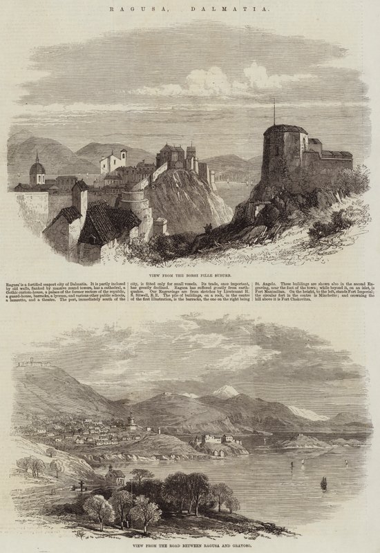 Ragusa, Dalmácia alkotó: Edmund Morison Wimperis