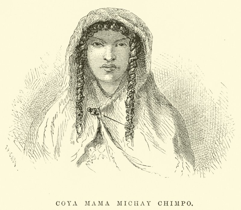 Coya Mama Michay Chimpo alkotó: Edouard Riou