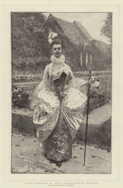 Petite Marquise, 17. század, Watteau jelmez alkotó: Edouard Toudouze