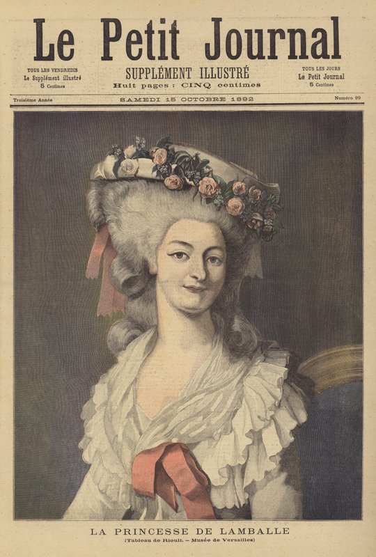 Lamballe hercegnője alkotó: Edouard Riou