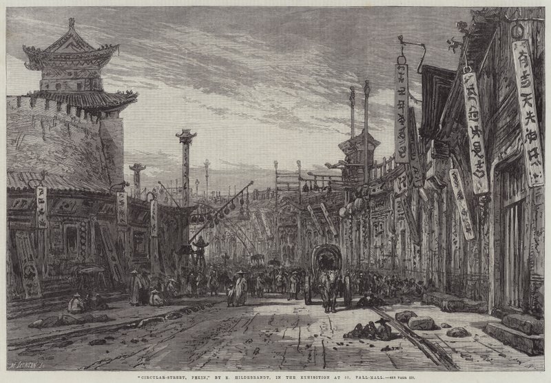 Circular-Street, Pekin alkotó: Eduard Hildebrandt