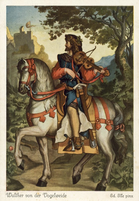 Walther von der Vogelweide alkotó: Eduard Ille