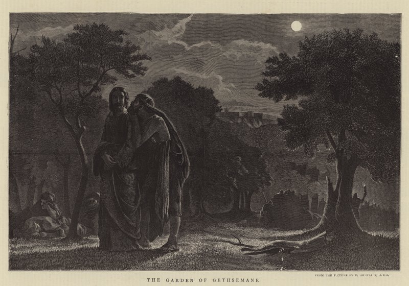 A Gecsemáné kert alkotó: Edward A. Armitage