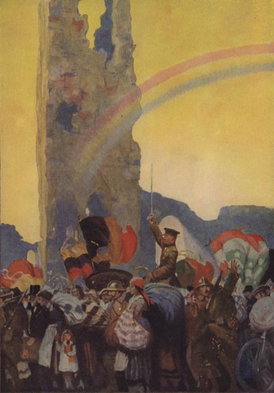 A háború vihara után - Albert király alkotó: Edward Adrian Wilson