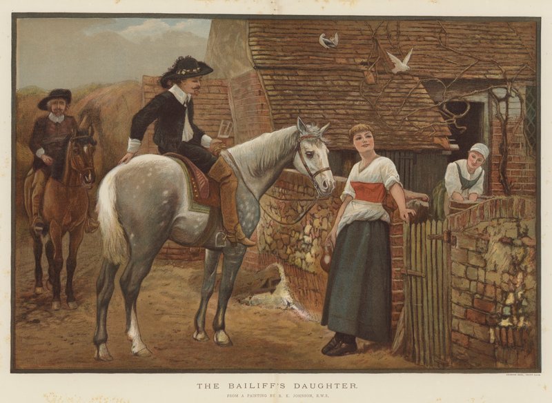 A végrehajtó lánya (chromolitho) alkotó: Edward Killingworth Johnson