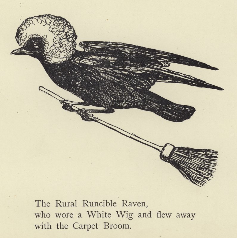 A vidéki Runcible Raven alkotó: Edward Lear