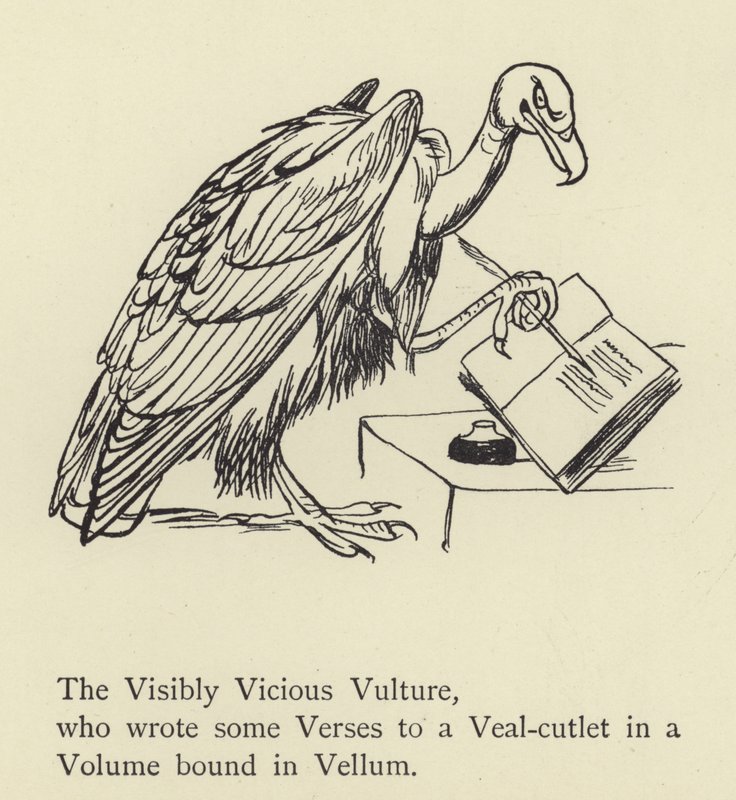 A láthatóan gonosz keselyű alkotó: Edward Lear