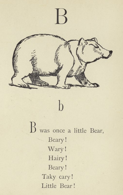A B betű alkotó: Edward Lear
