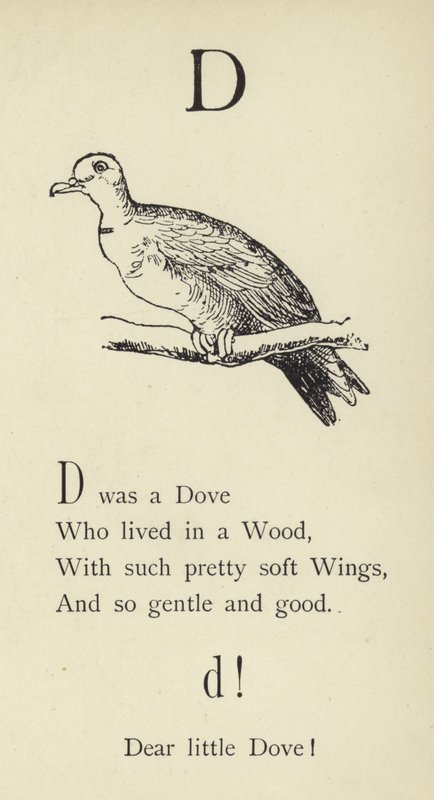 A D betű alkotó: Edward Lear