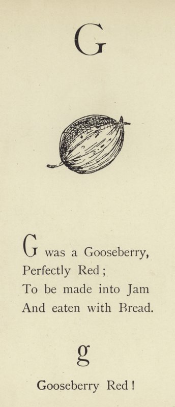 A G betű alkotó: Edward Lear