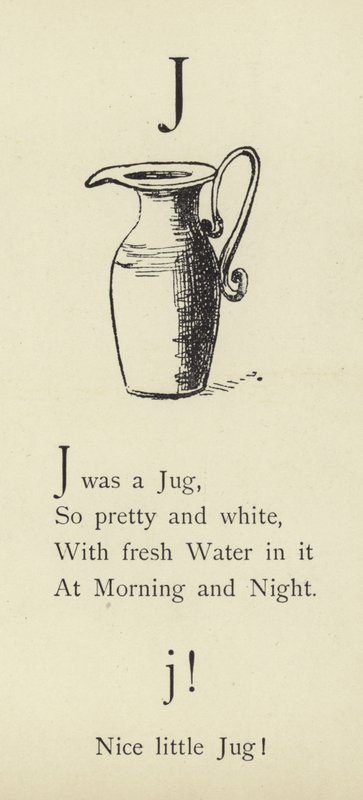 A J betű alkotó: Edward Lear