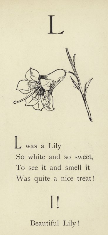 Az L betű alkotó: Edward Lear