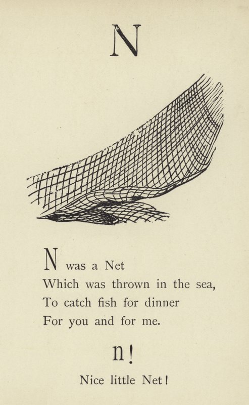 Az N betű alkotó: Edward Lear