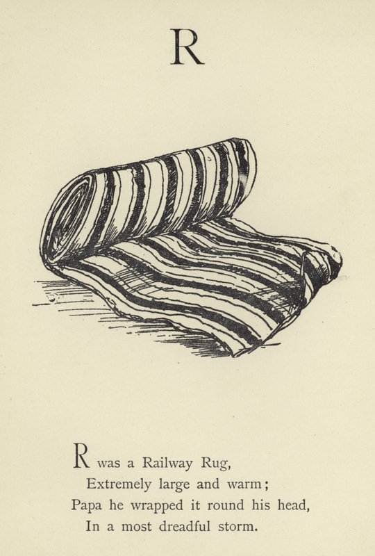 Az R betű alkotó: Edward Lear
