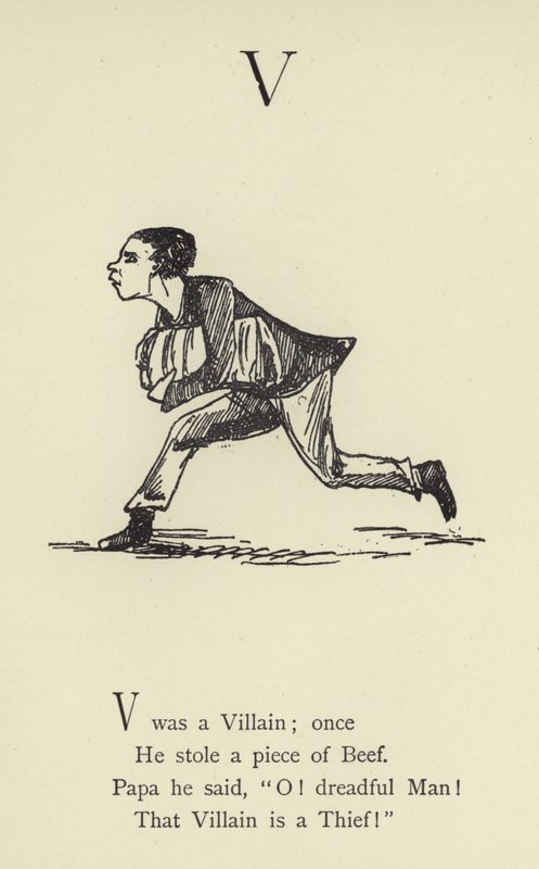 A V betű alkotó: Edward Lear