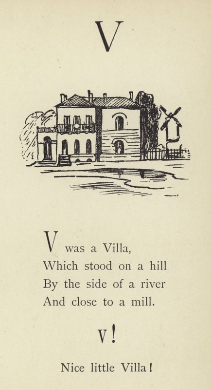 Az V betű alkotó: Edward Lear