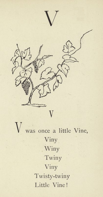 Az V betű alkotó: Edward Lear