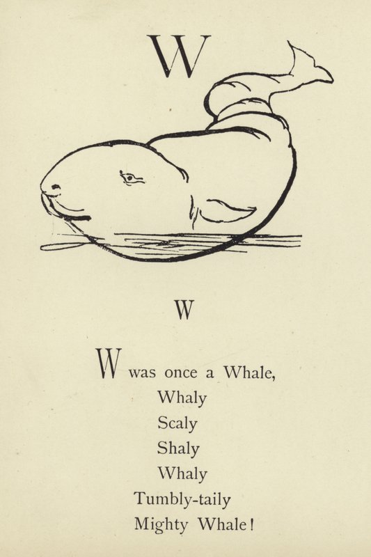 A W betű alkotó: Edward Lear