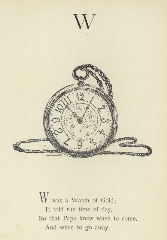 A W betű alkotó: Edward Lear