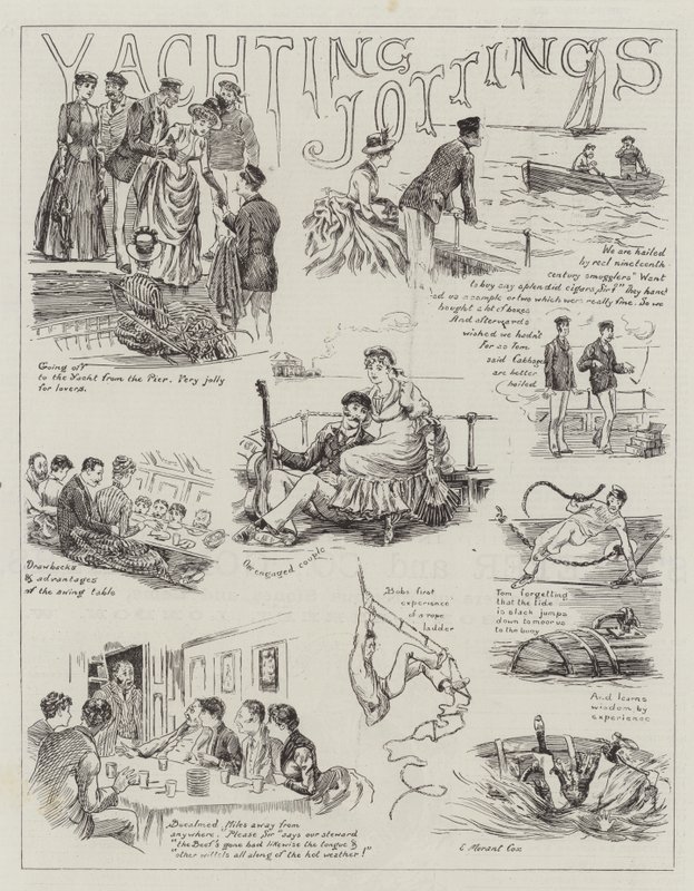 Yachting Jottings alkotó: Edward Morant Cox