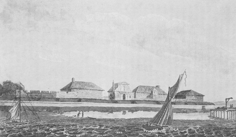 Tilbury erőd (metszet) alkotó: Edward (after) Gyfford