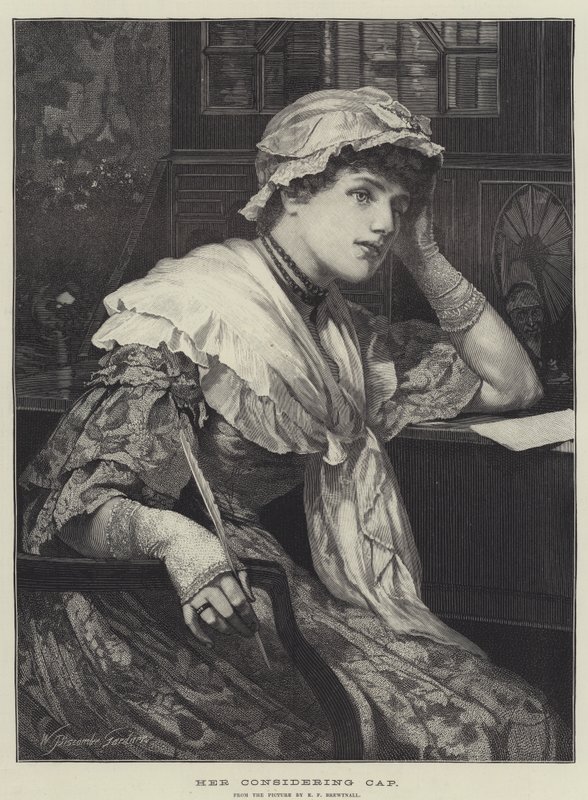 Gondolkodó sapkája alkotó: Edward Frederick Brewtnall