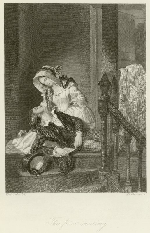 Az első találkozó alkotó: Edward Henry Corbould