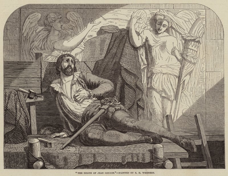 Jean Goujon halála alkotó: Edward Henry Wehnert