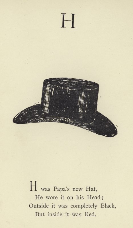 A H betű alkotó: Edward Lear
