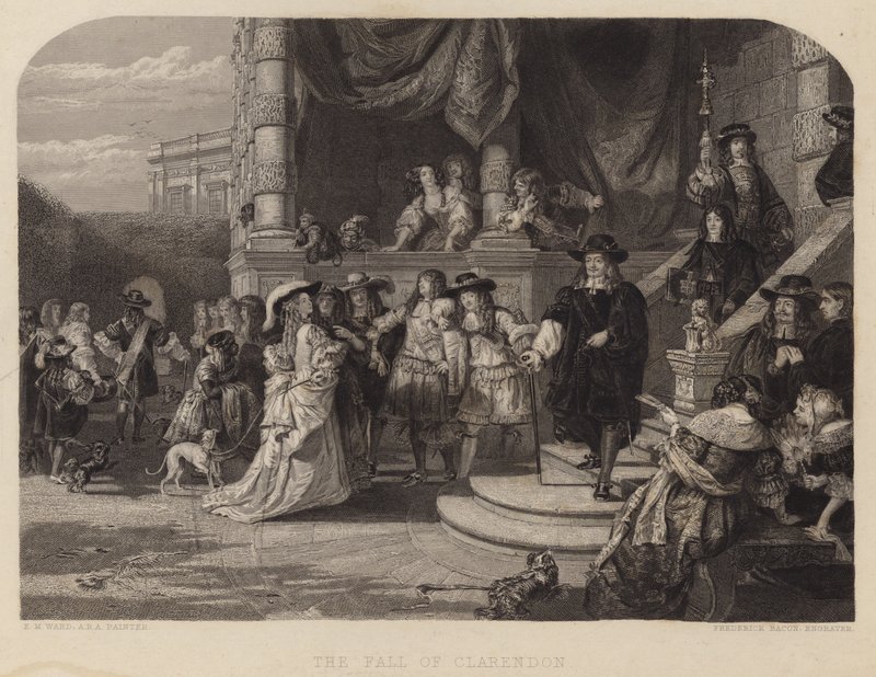 Clarendon bukása alkotó: Edward Matthew Ward