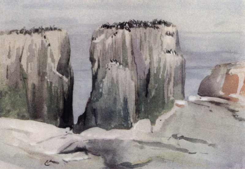 Guillemont sziklák alkotó: Edwin John Alexander